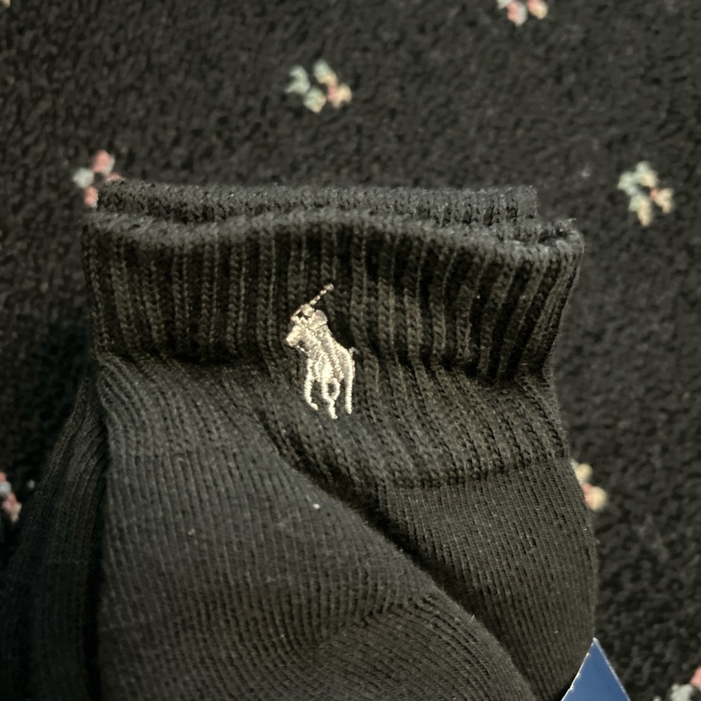 Polo by Ralph Lauren Black Casual Socks